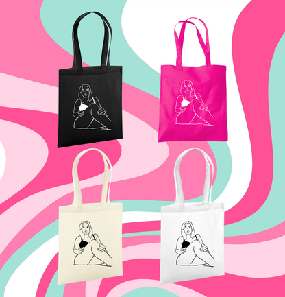 Personalised Nude Tote Bag