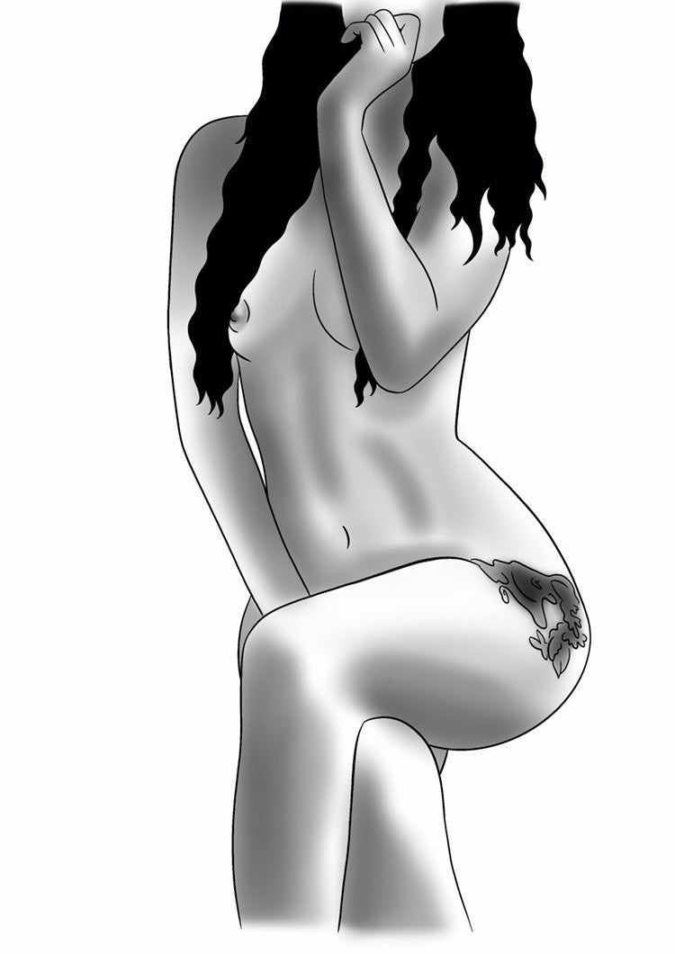 Personalised Nude Tattoo Design