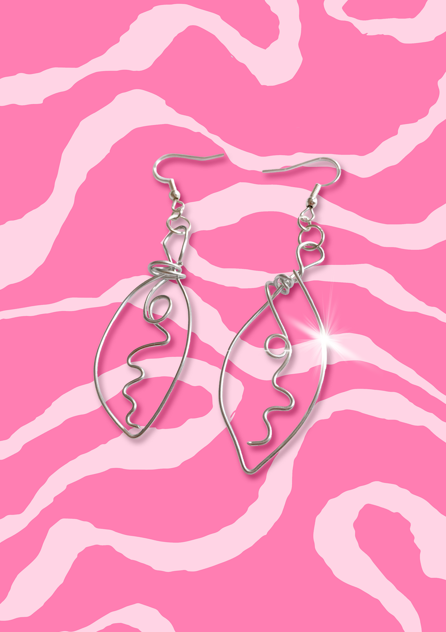 Vagina Wire Earrings